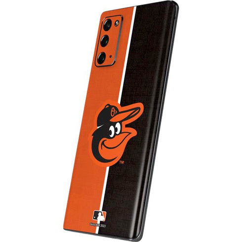 MLB Baltimore Orioles Split Galaxy Note20 5G Skin